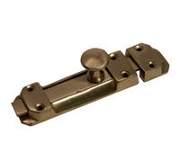 Blooma Brass Effect Metal Flat Door Bolt (L)102mm (W)26.5mm