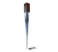 Blooma Fence Spike Steel Post Support (L)90mm (W)90mm