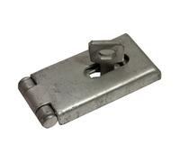 Blooma Galvanised Steel Hasp & Staple, (L)89mm (W)46mm