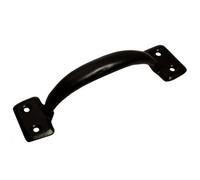 Blooma Gloss Black Steel Pull Handle (L)152mm