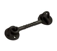 Blooma Gunmetal Galvanised Steel Cabin Hook, (L)102mm