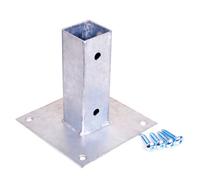 Blooma Plate Steel Post Support (L)45mm (W)45mm