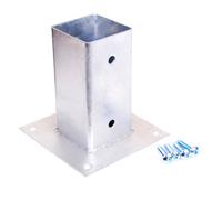 Blooma Plate Steel Post Support (L)70mm (W)70mm