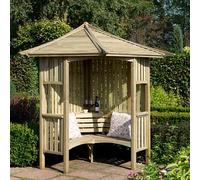 Blooma Solway Corner Arbour, (H)2500mm (W)1730mm (D)1730mm - Assembly Service Included
