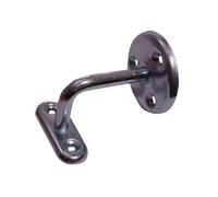 Blooma Zinc Effect Steel Wall-Mounted Handrail Bracket (L)58mm (W)11mm