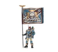 Joy Toy – WH 40K Astra Militarum Tempestus Sci Com Banner Bearer 1/18 AF