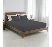 BloomBedding 100% Egyptian Cotton 400 Thread Count King Size Fitted Sheet - 25cm Deep Pocket - Skin Safe, Hypoallergenic & Soft With Resilient Elastic Corners For Secure Fit