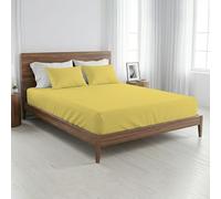 BloomBedding 100% Egyptian Cotton 400 Thread Count Single Fitted Sheet - 25cm Deep Pocket - Skin Safe, Hypoallergenic & Soft With Resilient Elastic Corners For Secure Fit