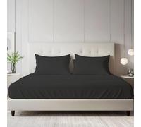 BloomBedding 100% Egyptian Cotton 400 Thread Count Super King Fitted Sheet - 40cm Deep Pocket - Hypoallergenic, Durable & Soft With Resilient Elastic Corners For Secure Fit