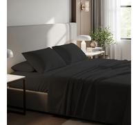 BloomBedding 400 Thread Count Small Double Flat Sheet 100% Egyptian Cotton Gentle & Airy Bed Sheet