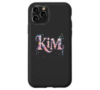 Bloomcore First Name KIM Personalized Girl Nametag My Garden Case for iPhone 11 Pro