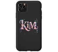 Bloomcore First Name KIM Personalized Girl Nametag My Garden Case for iPhone 11 Pro Max