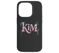 Bloomcore First Name KIM Personalized Girl Nametag My Garden Case for iPhone 14 Pro