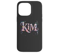 Bloomcore First Name KIM Personalized Girl Nametag My Garden Case for iPhone 14 Pro Max