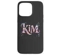 Bloomcore First Name KIM Personalized Girl Nametag My Garden Case for iPhone 15 Pro Max