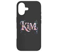 Bloomcore First Name KIM Personalized Girl Nametag My Garden Case for iPhone 17