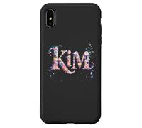 Bloomcore First Name KIM Personalized Girl Nametag My Garden Case for iPhone XS Max