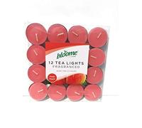 bloome Fragranced Tea Light Candles Assorted 12pk (Fresh Peach)
