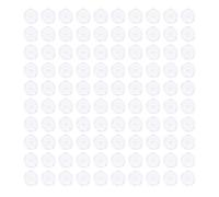 Bloomfall Clear Piercing Discs For Keloids Healing Pads, Belly Button & Nose Piercing Bump Treatment, 7 mm, Silicone, no gemstone