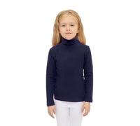 BloomFashion® New Boys Girls Polo Neck Jumper | Unisex Kids Long Sleeve Tops Turtle Roll Neck T-Shirt Ribbed High Mockneck Jumpers for Children Age 2-13 Years Navy 13 Years