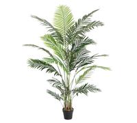Blooming Artificial - Artificial Palm Tree, Realistic Fake Paradise Palm Plant Indoor for the Home and Office, Year Round Decorative Plastic Foliage (Green) (195cm)