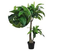 Blooming Artificial - Artificial Yucca Indoor Plant, Realistic Faux House Plant in Pot for Home and Office, Fake Plant, Year Round Decorative Foliage (Dark Green) (130cm)