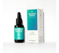 All-Natural Blend of Extracts for Uneasiness - Relief Supplement with Lemon Balm, Passiflora, Ashwagandha, Vervain & Oat Straw - Blooming Blends Calm Drops, 30 ml