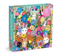 BLOOMING BUNNIES 500PC FOIL FAMILY PUZZL by MUDPUPPY Non-book item Self Help
