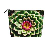 Blooming Cactus Flower Versatile Travel Toiletry Bag Makeup Bag, Perfect for Daily Use and Business Trips