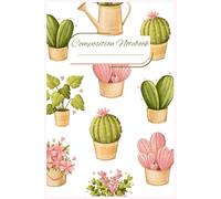 Blooming Cactus Notebook: Aesthetic 6x9 Ruled Journal with Desert-Inspired Cactus Background | 120 Pages for Writing, Notes & Ideas