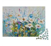 Blooming Calm 1000-Piece Puzzle for Adults, 70x50cm/1000pcs; for A Quiet Evening Project at Home; White Card Pieces for A Neat Table