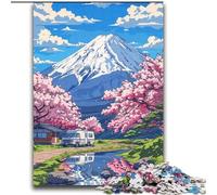 Blooming Cherry Blossoms Adult Jigsaws 2000 Pieces Difficult, Suitable for Ages 14 And Up Family Fun It Is Ideal As A Gift for The Whole Family (70x100cm)