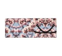 Blooming Cherry Blossoms Pattern Extra Large Mouse Pad 12x31.5in for Office, Gaming, and Learning - Durable, Comfortable, and Environmentally Friendly