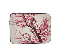 Blooming Cherry Tree Laptop Sleeve Bag 15 Inch, Waterproof Shockproof Laptop Case Bag Computer Skin Bags Lightweight Tablet Carrying Case