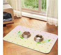 Blooming Daffodils Pet absorbent leather tablecloth Pet bowl mat suitable for dogs or cats