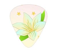 Blooming Daffodils Printed guitar picks for acoustic, electric, and band players, 12 pieces in 3 different thicknesses