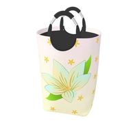 Blooming Daffodils Prints Square laundry bag waterproof and foldable suitable for use in the laundry room bathroom and bedroom.