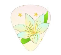 Blooming daffodils the 12-piece guitar picks include three picks: thin, medium and heavy. suitable for electric, acoustic and bass guitars of all strengths
