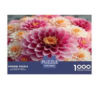Blooming Flowers And Lush Leaves Jigsaws 1000 Piece for Adults Or Families Fit Together Perfectly - A Funny And Artistic Puzzle Flower Home Decoration 38x26cm/1000pcs