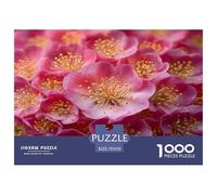 Blooming Flowers And Lush Leaves Jigsaws 1000 Piece Ideal for Adults, Teens, And Kids Educational Challenging Games Flower Home Decoration 70x50cm/1000pcs