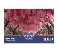 Blooming Flowers And Lush Leaves Jigsaws 1000 Pieces for Adults Or Families Fit Together Perfectly Classic Educational Games Flower Home Decoration 38x26cm/1000pcs