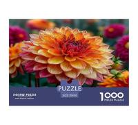 Blooming Flowers And Lush Leaves Jigsaws 1000 Pieces for Adults Or Families Fit Together Perfectly Learning Educational Games Flower Beautiful Decoration 70x50cm/1000pcs
