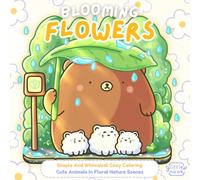 Blooming Flowers: Cute Animals in Floral Nature Scenes - Simple & Whimsical Cozy Coloring Book for Adults (Simply Whimsical)
