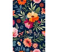 Blooming Garden Floral Notebook: Beautiful Tiny Blossom Pattern | 5" x 8" Compact Journal | 70 Lined Pages for Notes, Journaling & Everyday Inspiration