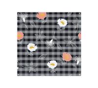 Blooming Hand Drawn Orange And White Flowers Splash Back Benjamin Tate Design Natural One Size
