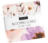 Blooming Lovely Charm Pack by Janet Clare; 42-5" Precut Fabric Quilt Squares