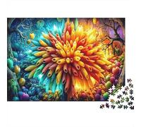 Blooming Macaroni 1000 Piece Paperboard Jigsaw Puzzle Educational Brain Challenge for Kids Learning Vivid Colorful Food Art Puzzle for Children Brain Training Beginners 38x26cm/1000pcs