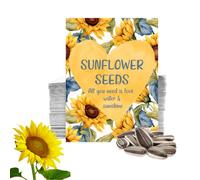 Blooming Memories 25 Pack Sunflower Seed Party Favours Wedding Favours Birthday Decoration Baby Shower Christening Garden Party Teacher Gifts Class Gifts Hen Do Retirement Thank You Graduation
