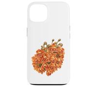 Blooming Orange Orchid Case for iPhone 13