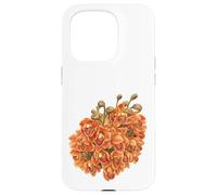 Blooming Orange Orchid Case for iPhone 15 Pro